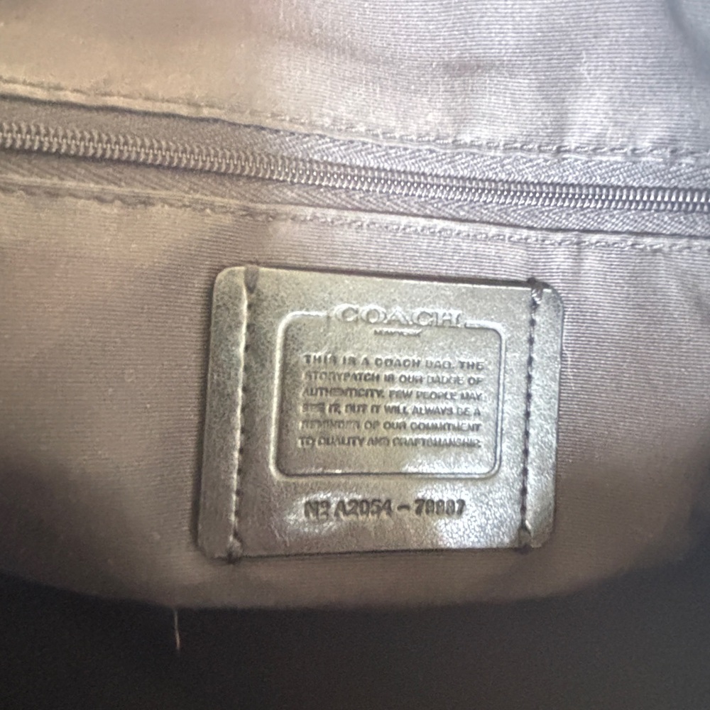 Coach New York Black Pebbled Leather Prairie Satchel Crossbody Gold Hardware - Picture 10 of 13